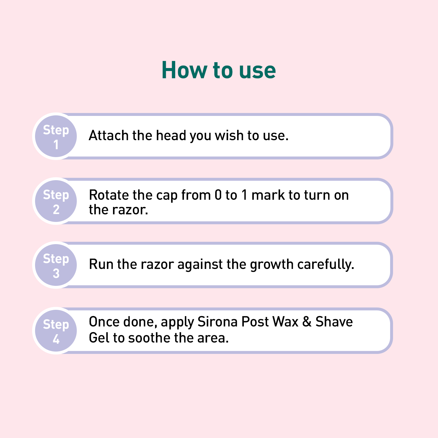 6 In 1 Electric Razor for Women - Image 9