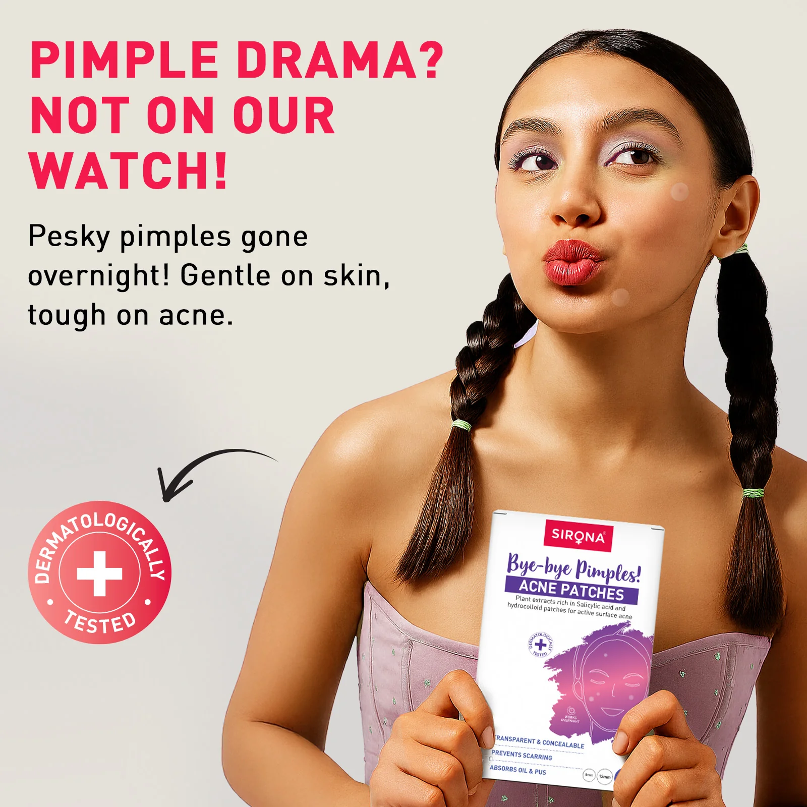 Acne Pimple Patch For Face (Pack of 72 Patches) - Image 3
