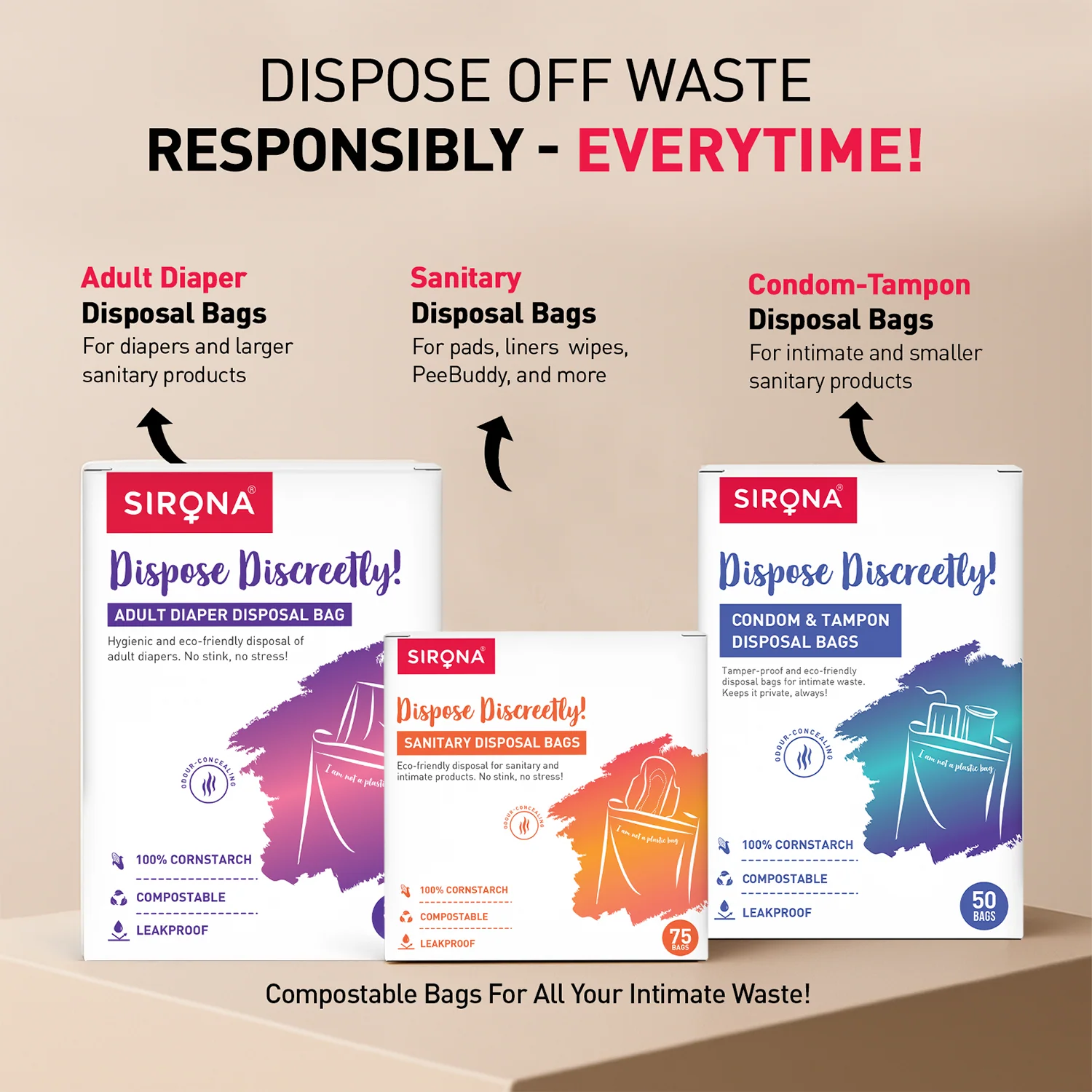 Adult Diaper Disposable Bags (Pack of 30 Bags) - Image 4