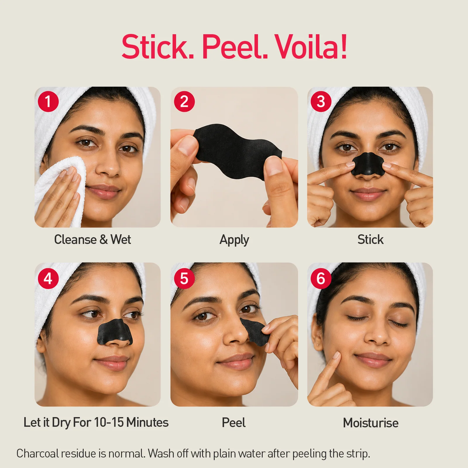 Bamboo Charcoal Nose Strips (Pack of 8) - Image 7