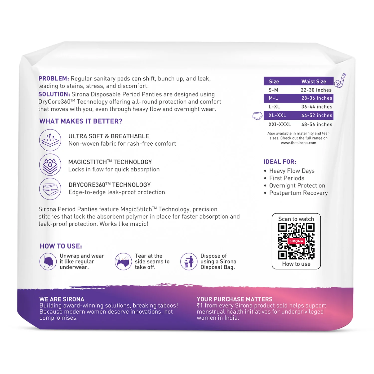 Disposable Period Panties for Women (Pack of 5 Panties) - Image 17