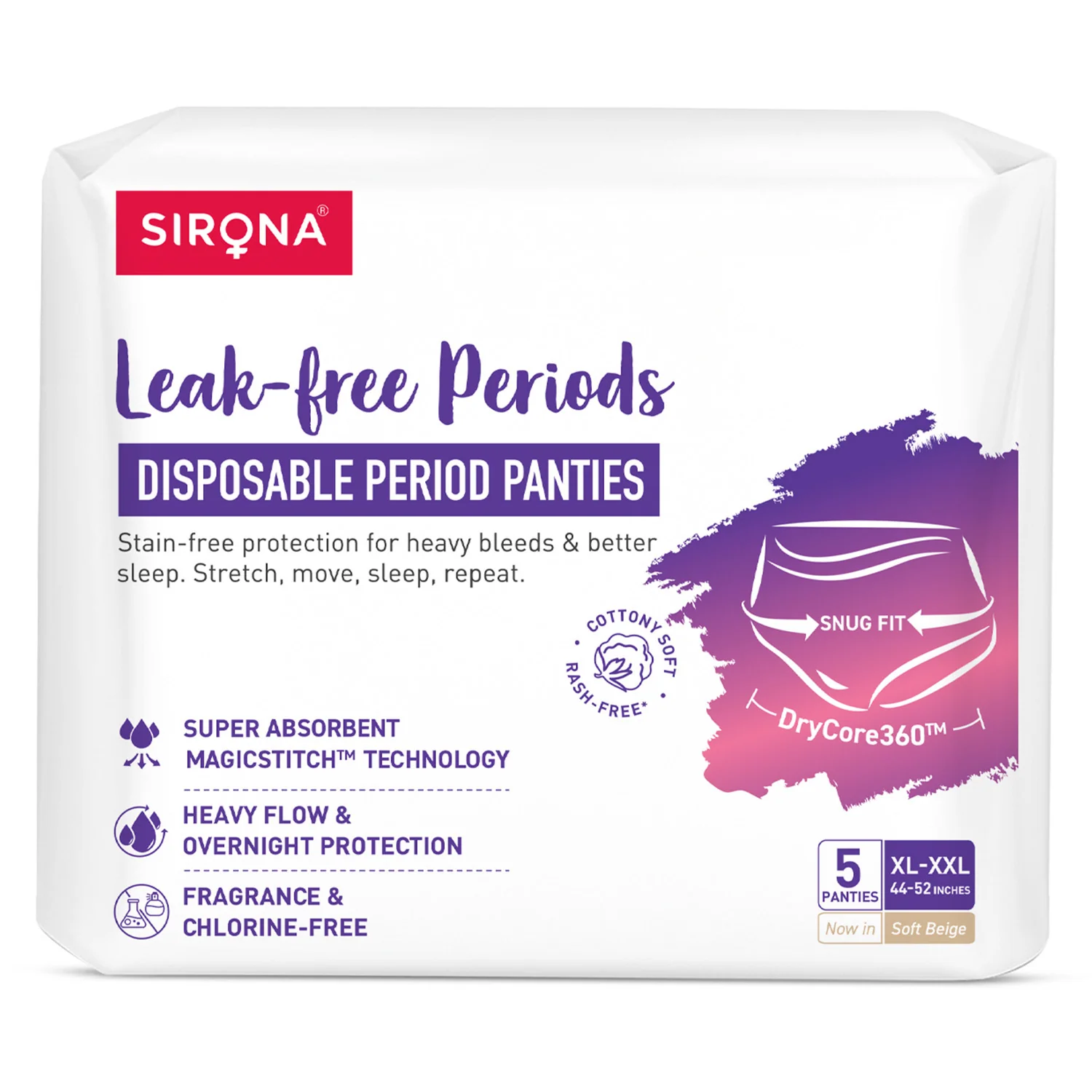 Disposable Period Panties for Women (Pack of 5 Panties) - Image 3