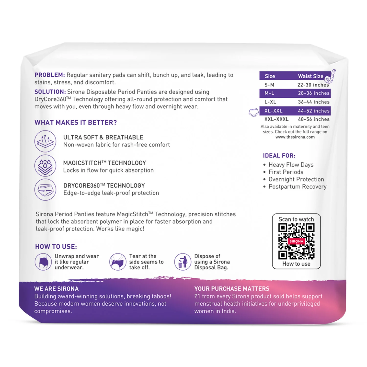 Disposable Period Panties for Women (Pack of 5 Panties) - Image 18