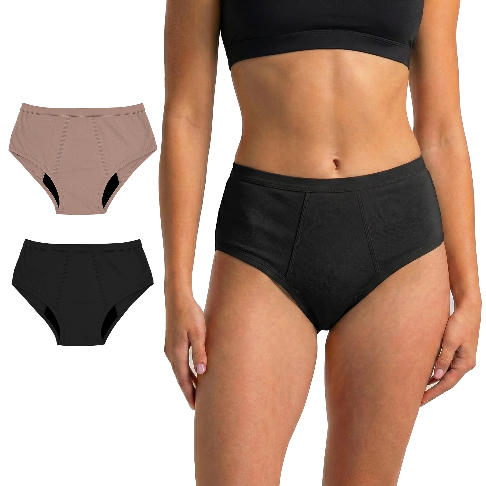 Eco-friendly Reusable Period Panty (Black) - Image 9