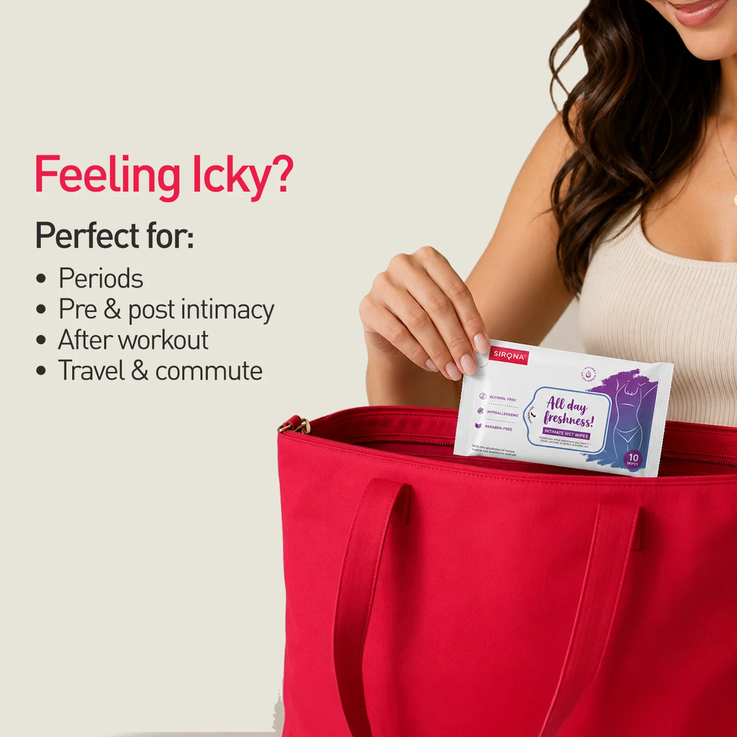 Intimate Wet Wipes (Pack of 20 Wipes) - Image 4