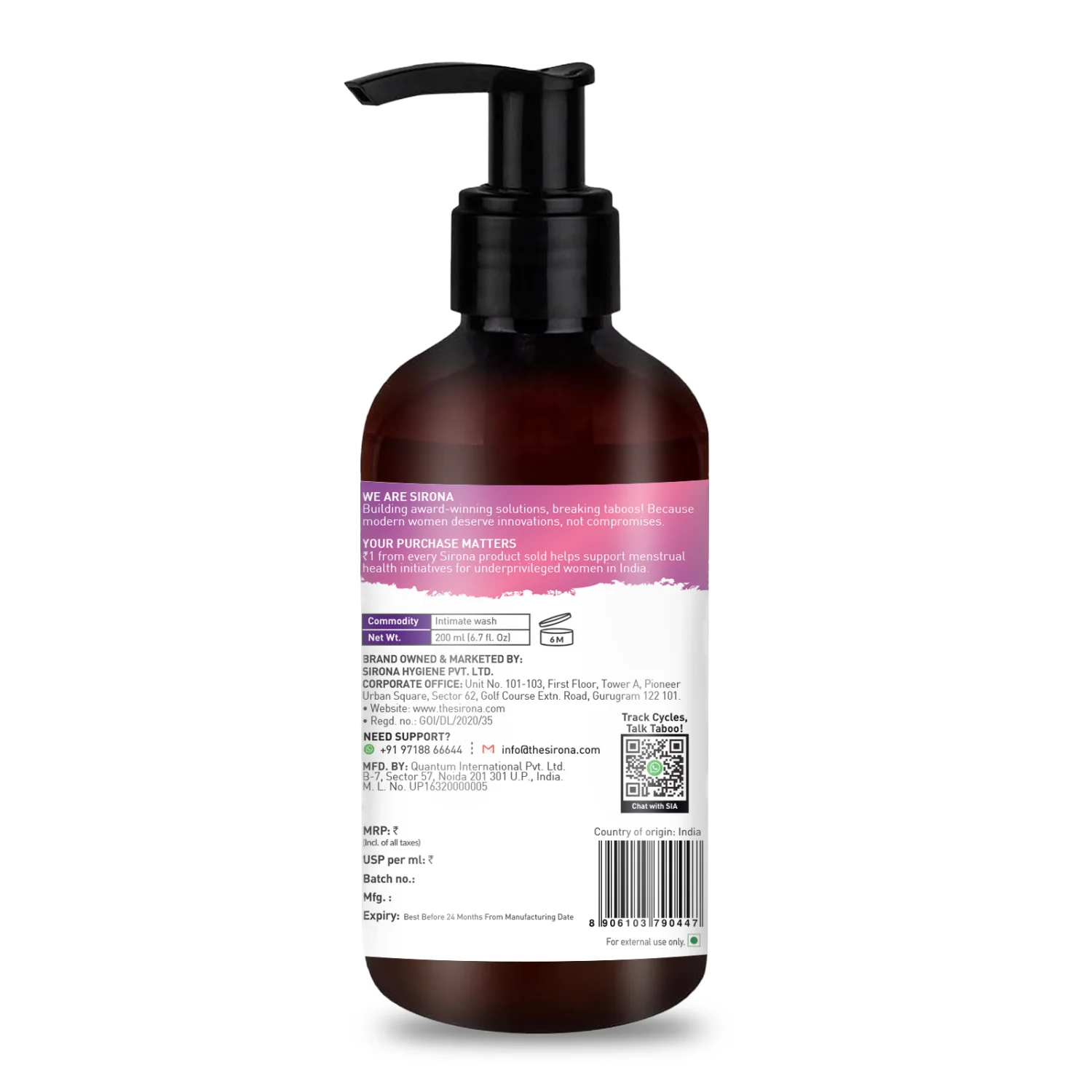 Natural pH-balanced Intimate Wash (200 ML) - Image 8