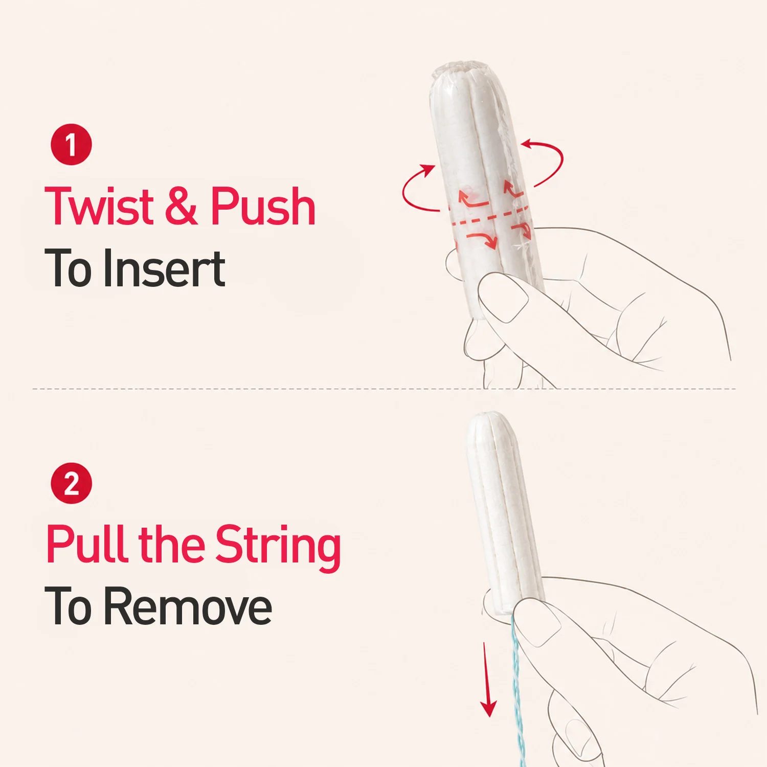 Regular Flow Tampons (1 Pack of 20 Tampons) - Image 5