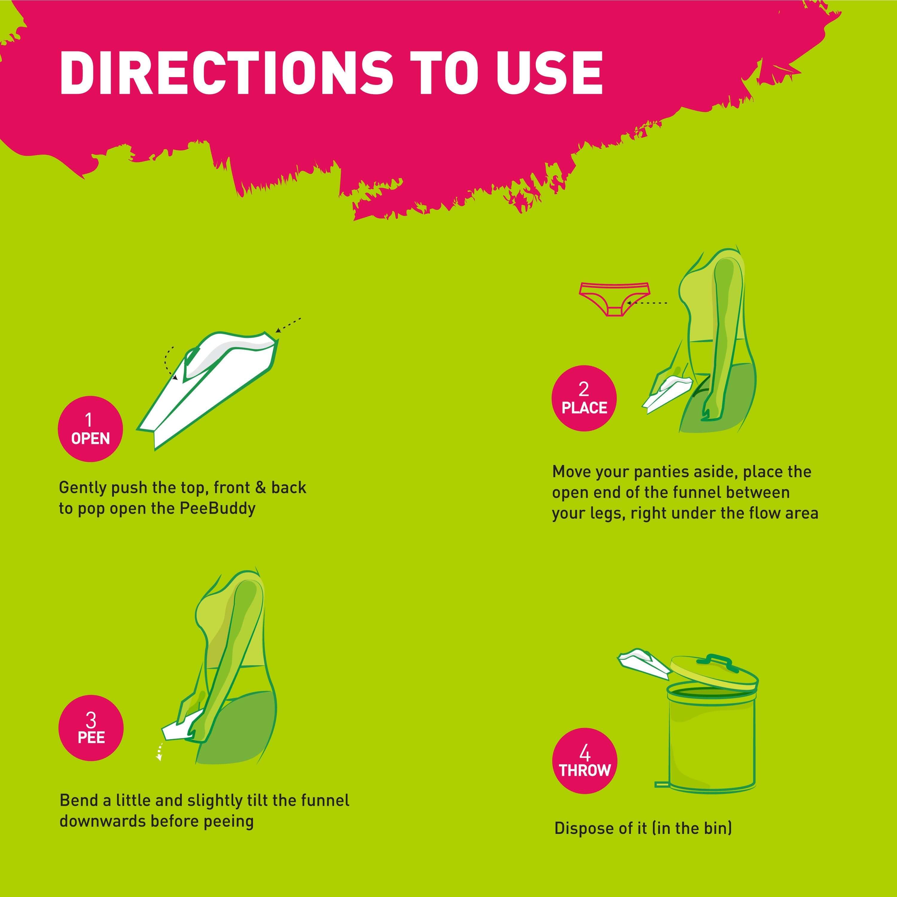 PeeBuddy Disposable Female Urination Device (Pack of 10 Funnels) - Image 4