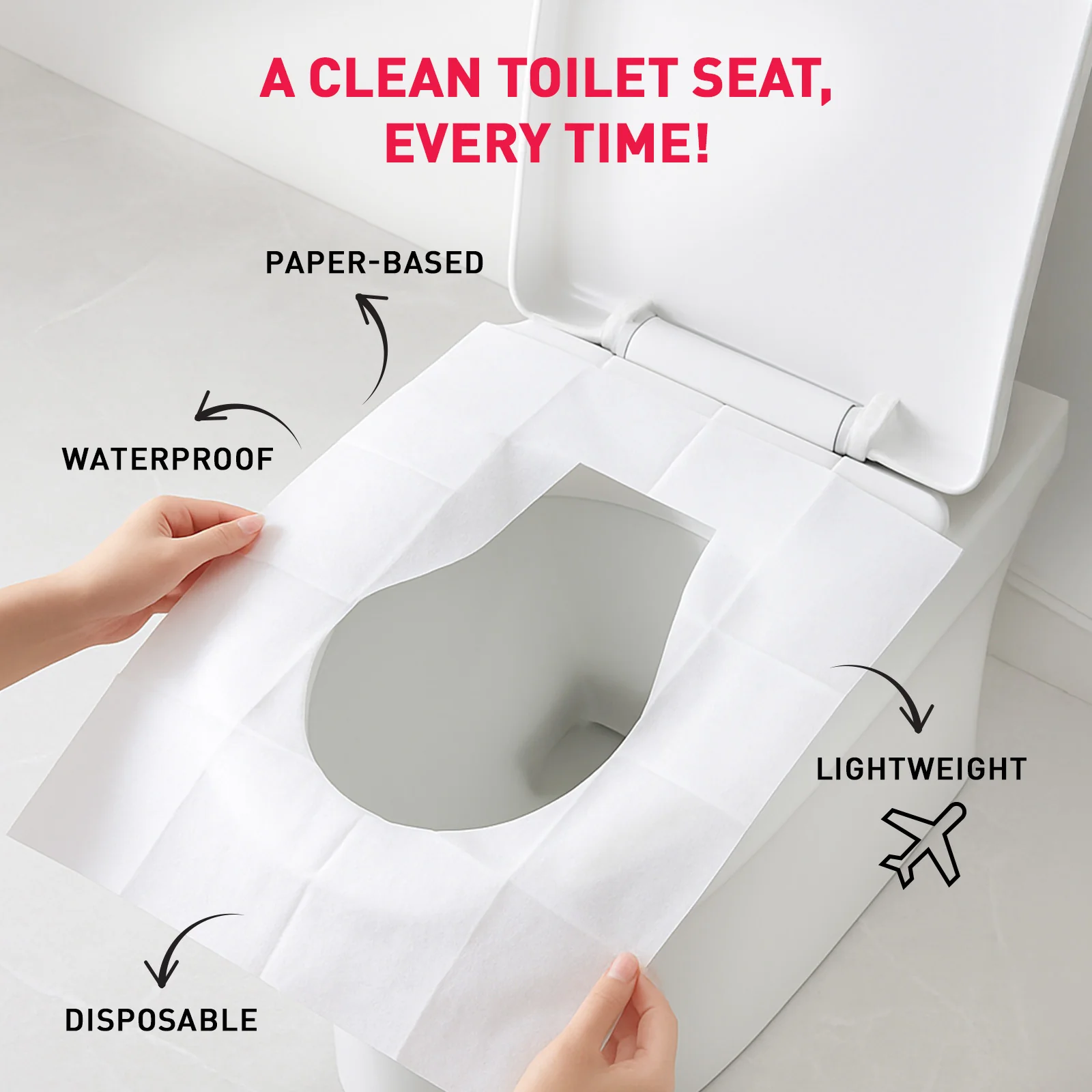 PeeBuddy Disposable Toilet Seat Covers (Pack of 30 Covers) - Image 3