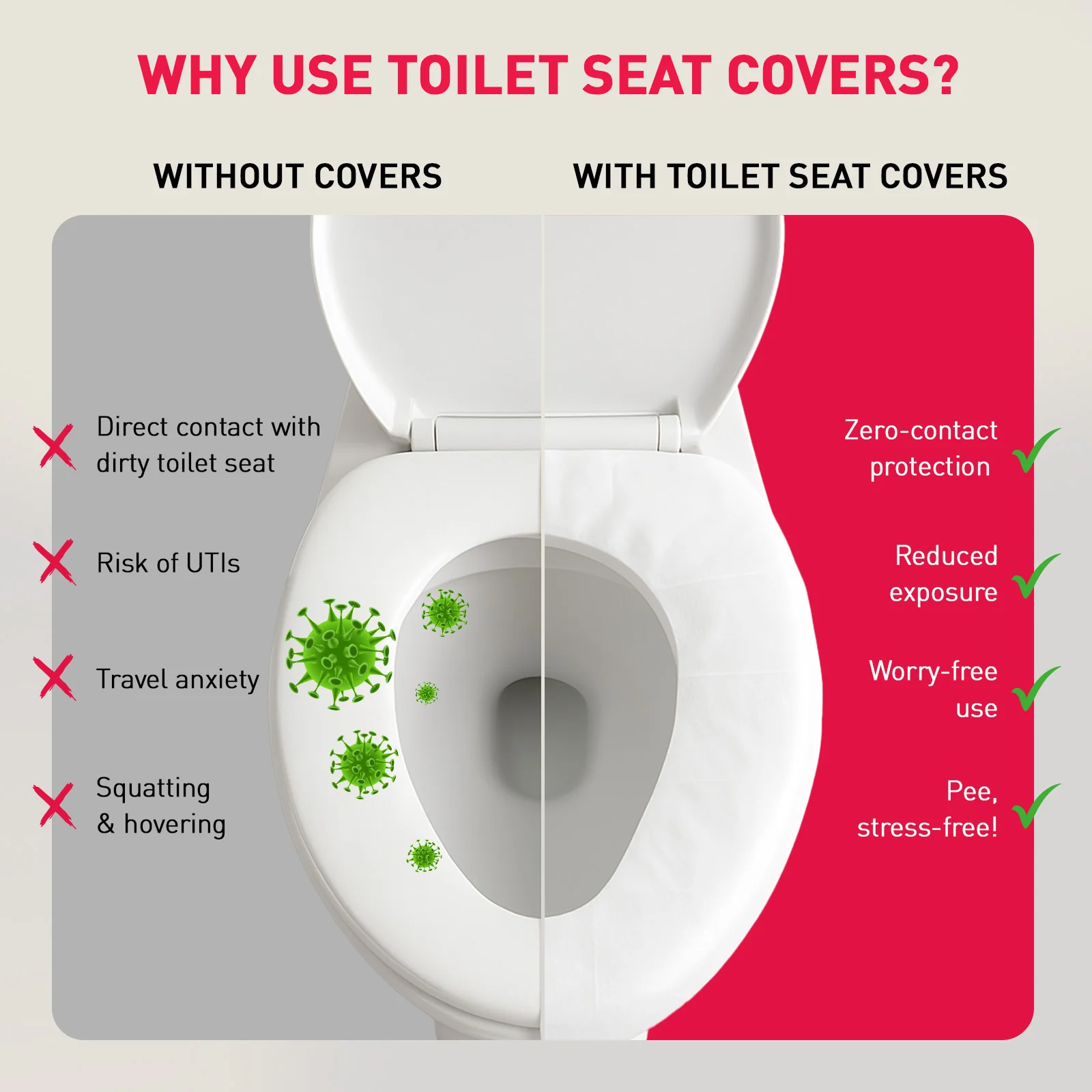 PeeBuddy Disposable Toilet Seat Covers (Pack of 30 Covers) - Image 4