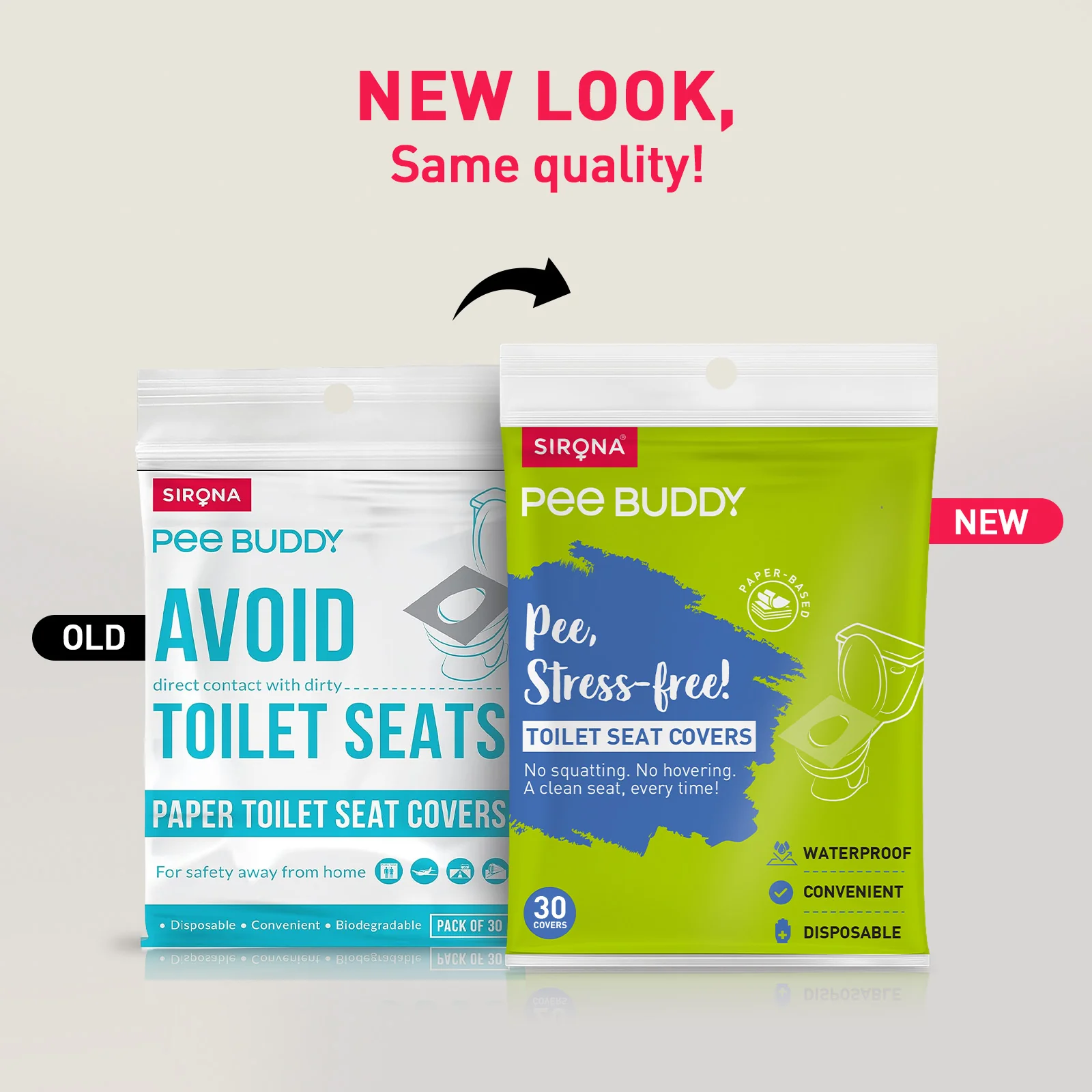 PeeBuddy Disposable Toilet Seat Covers (Pack of 30 Covers) - Image 7