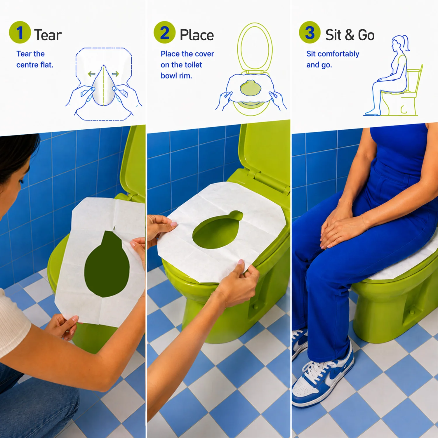 PeeBuddy Disposable Toilet Seat Covers (Pack of 20 Covers) - Image 5