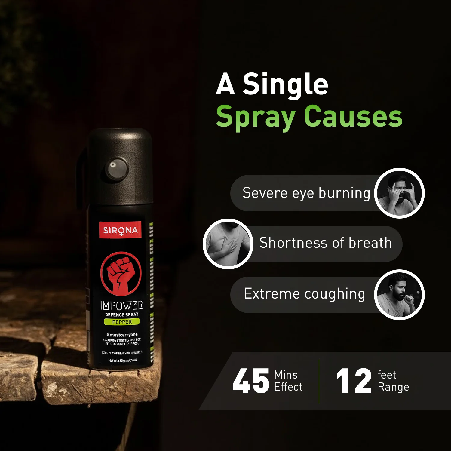Impower Self Defence Pepper Spray (Pack of 1) - Image 10