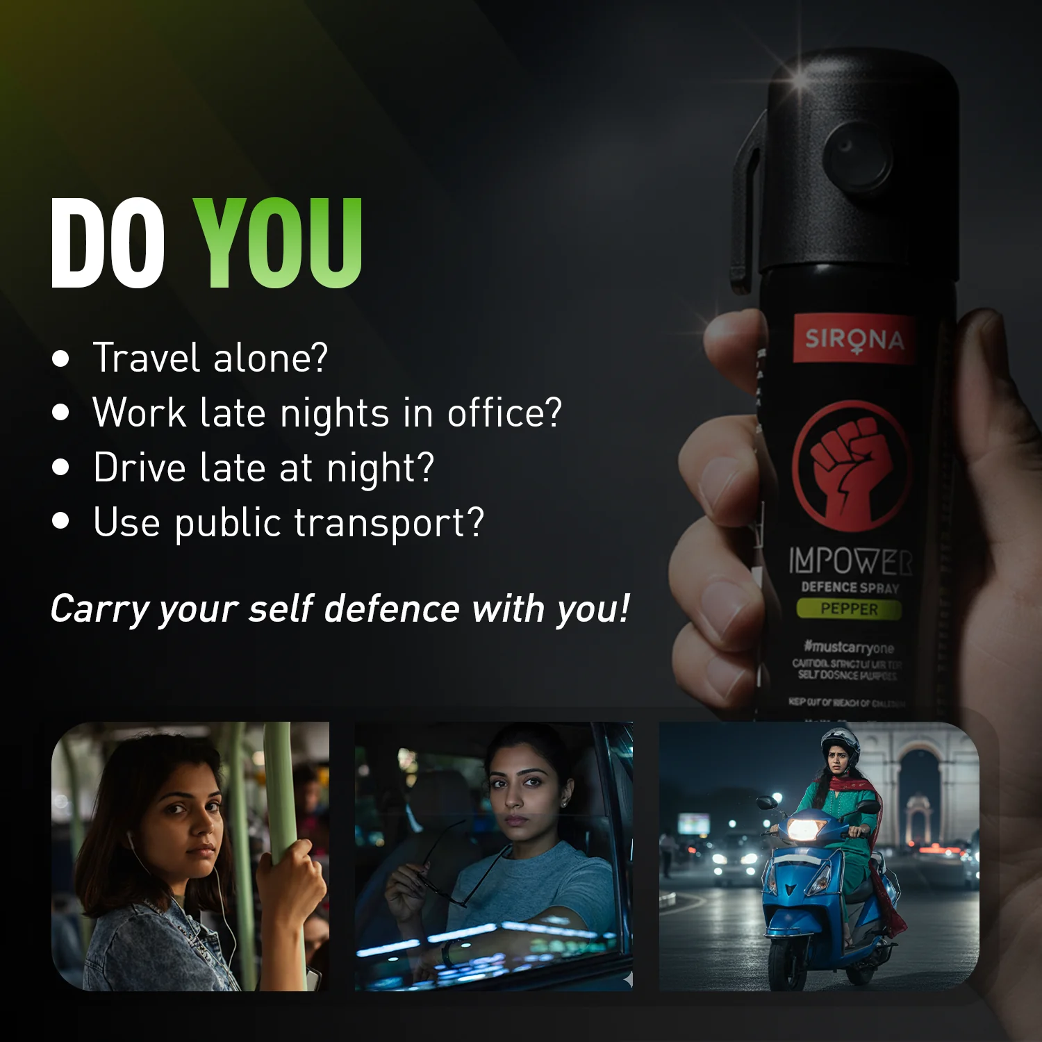 Impower Self Defence Pepper Spray (Pack of 1) - Image 6