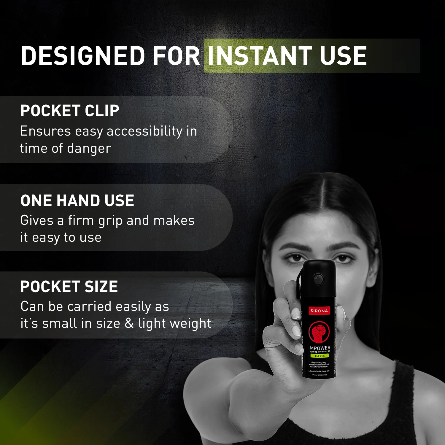 Impower Self Defence Pepper Spray (Pack of 1) - Image 9