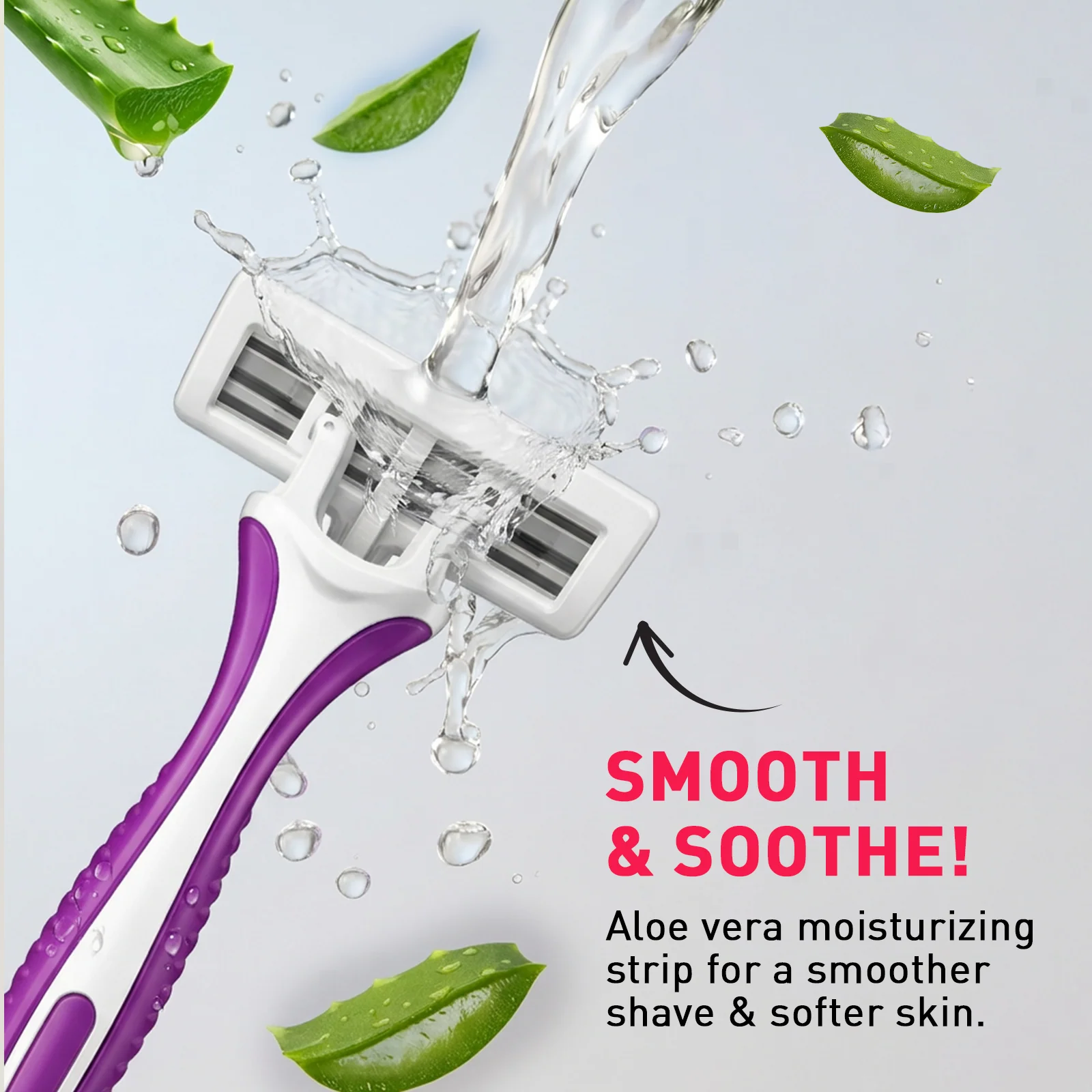Aloe Boost Twin Blade Disposable Razor - Image 6