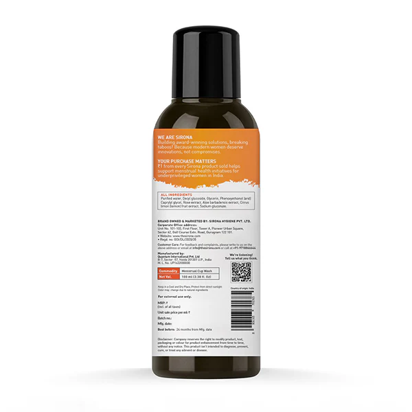 Natural Menstrual Cup Wash – 100 ml - Image 9