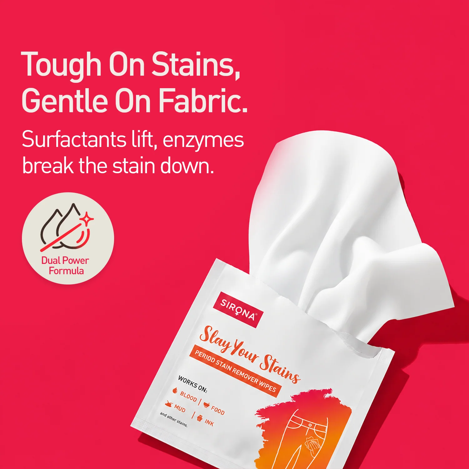 Period Stain Remover Wipes - Pack of 10 - Image 5