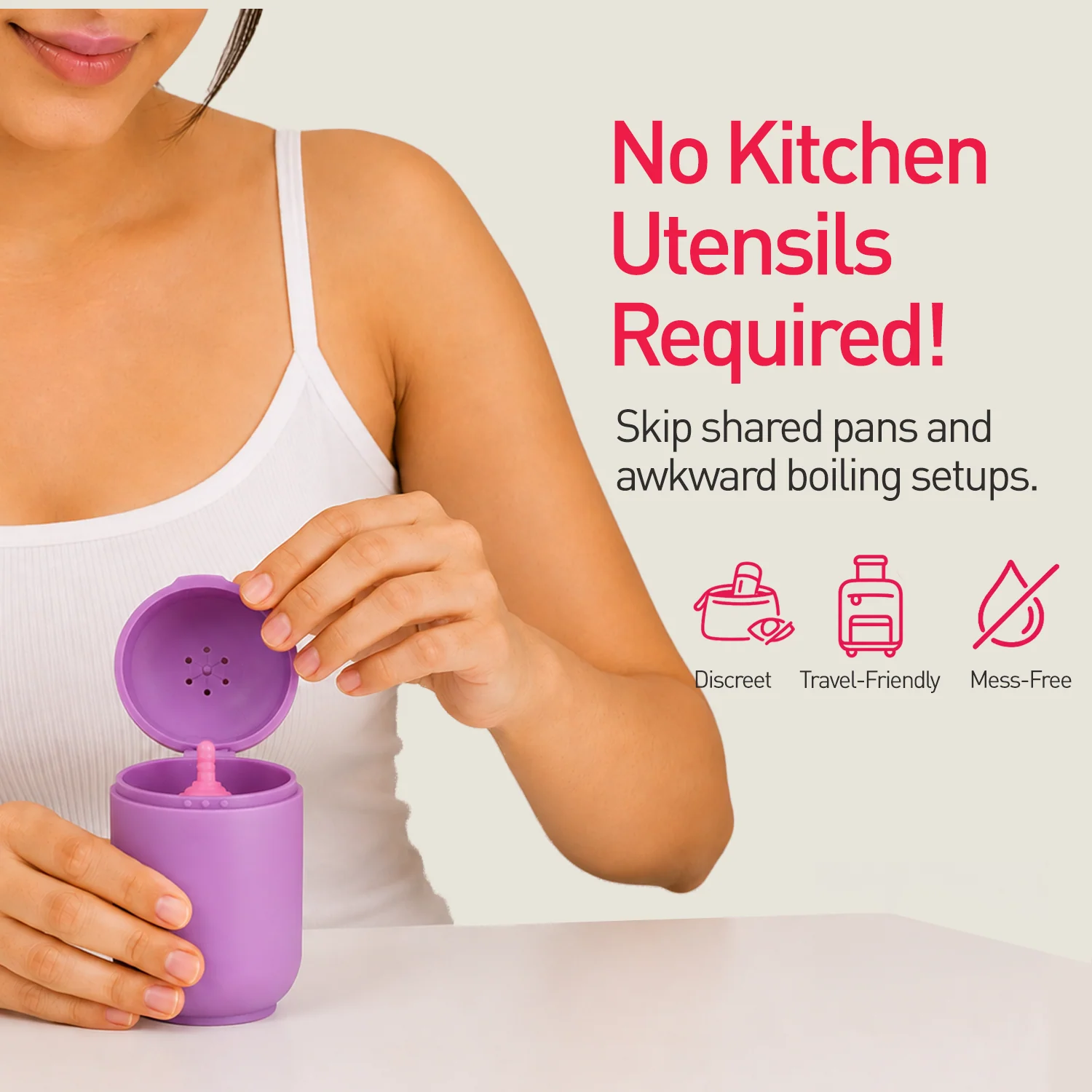 Portable and Microwavable Menstrual Cup Sterilizer - Image 4