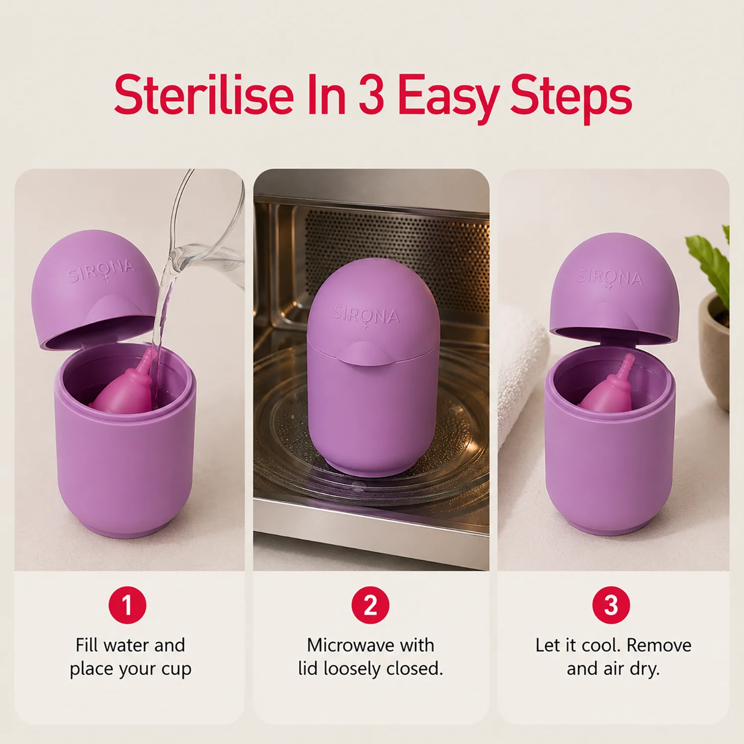 Portable and Microwavable Menstrual Cup Sterilizer - Image 7