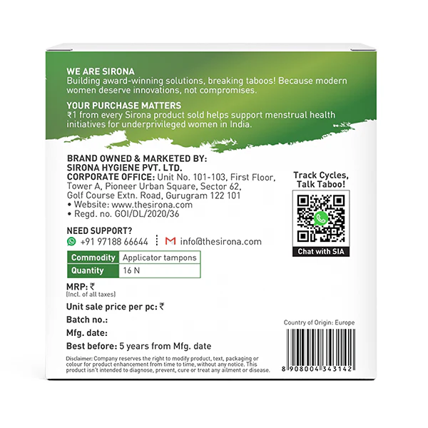 Applicator Tampons (1 Pack of 16 Heavy Flow Tampons) - Image 8
