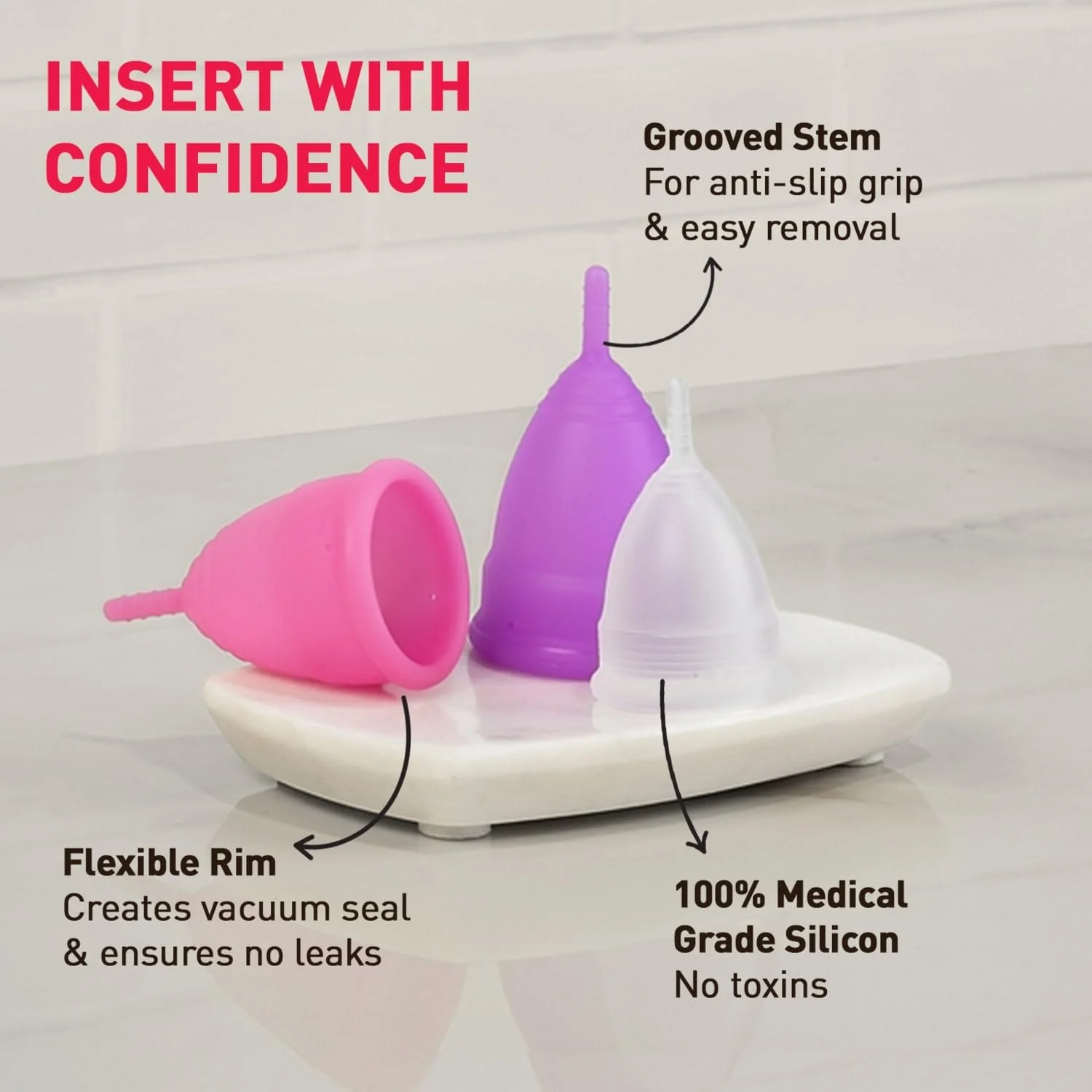 Menstrual Cup with Microwaveable Sterilizer - Image 8
