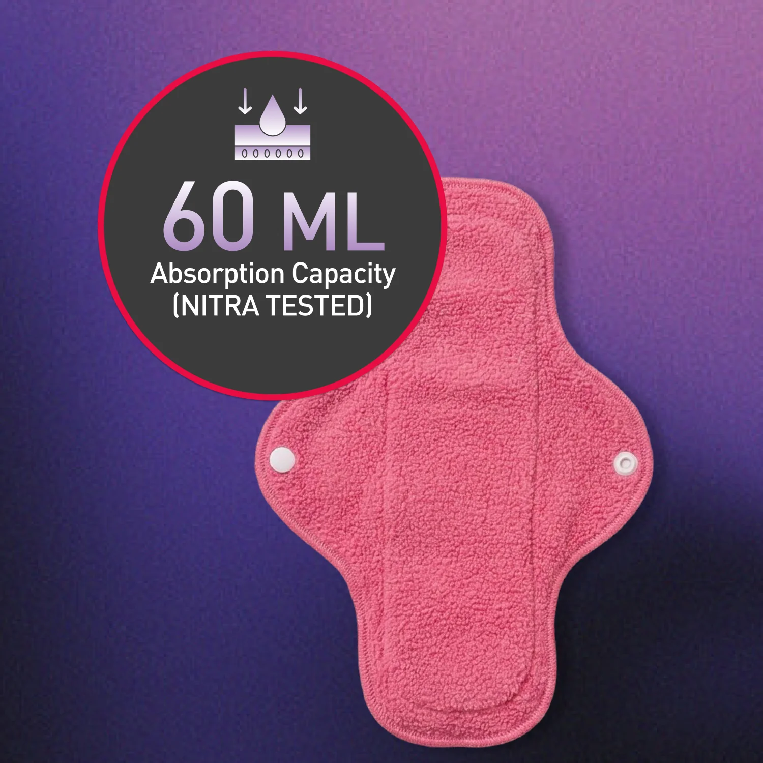 Reusable Sanitary Pads (1 Pack of 4 Pads) - Image 10
