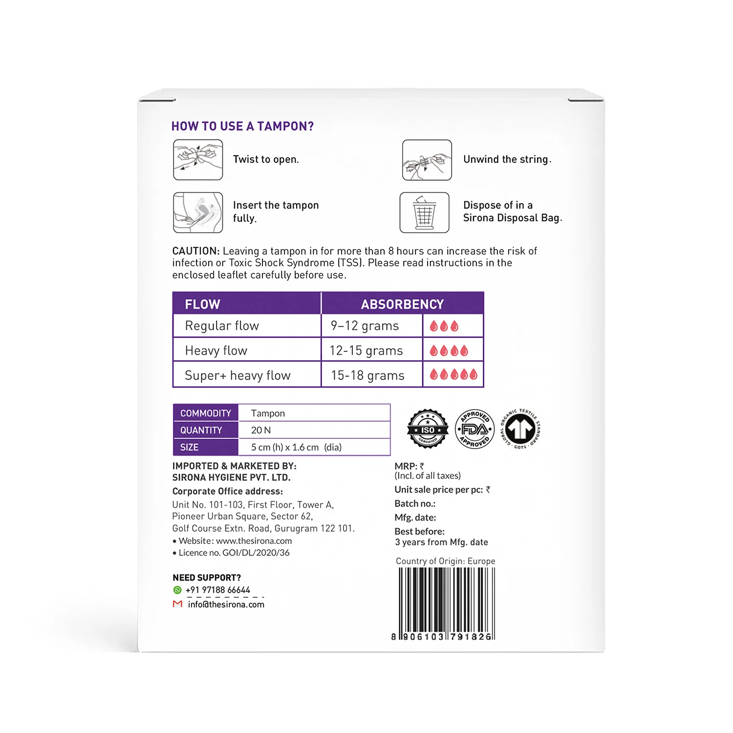 Super+ Heavy Flow Tampons - Image 9