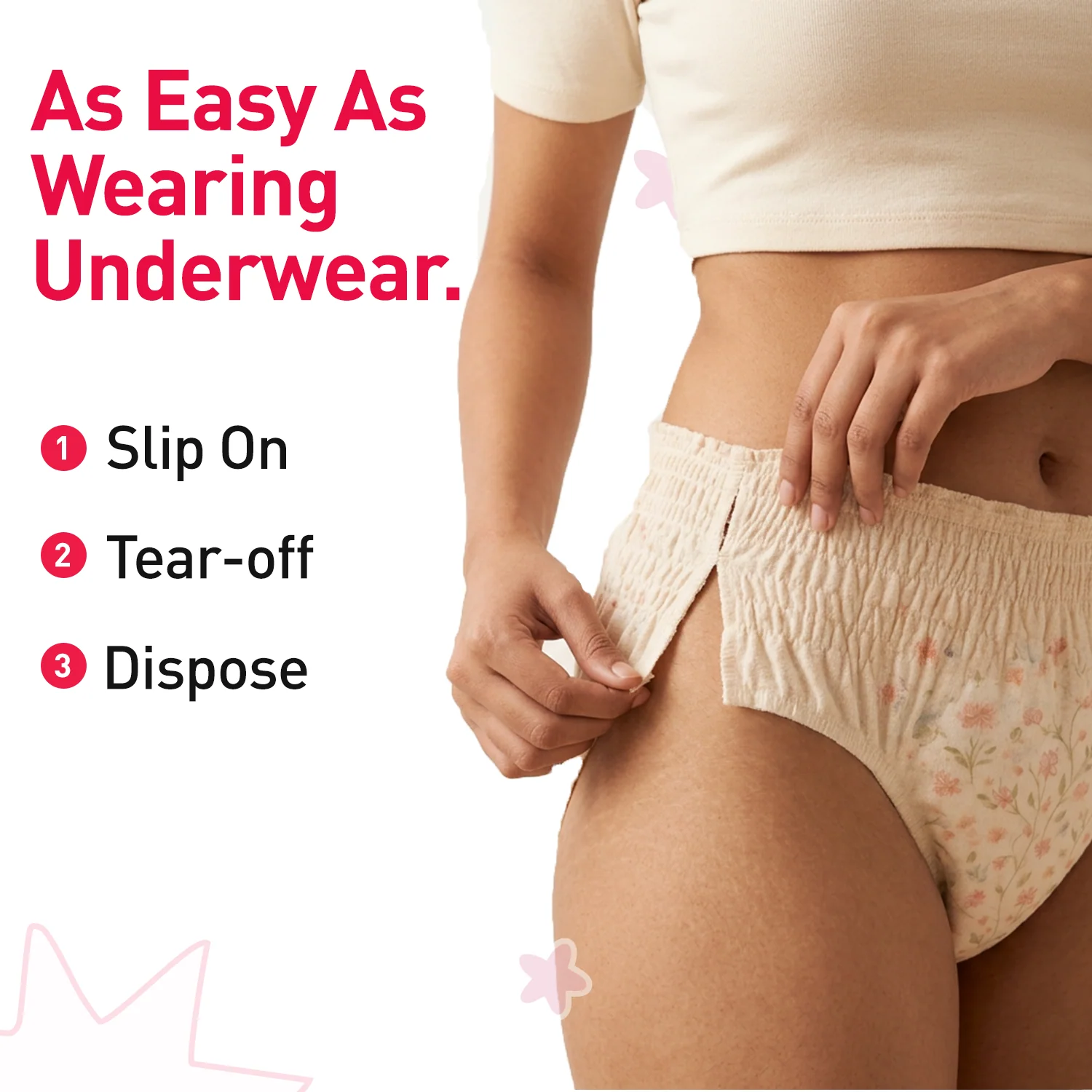 Disposable Teens Period Pants - Pack of 5 - Image 12