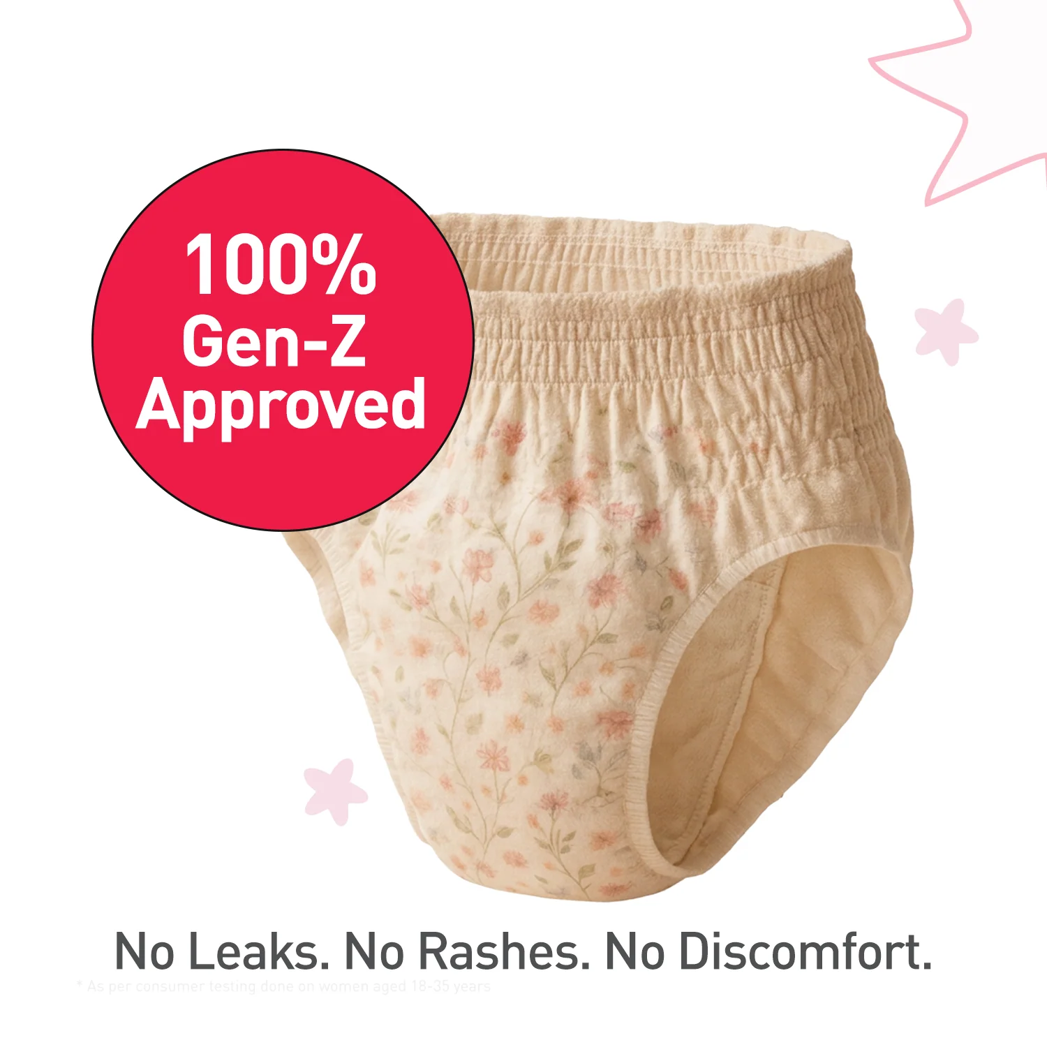 Disposable Teens Period Pants - Pack of 5 - Image 3