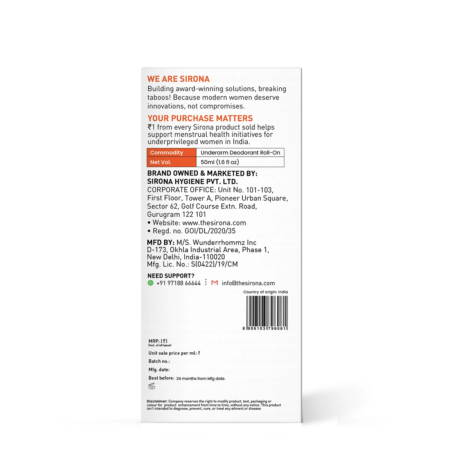 Underarm Roll-On - 50ml - Image 9
